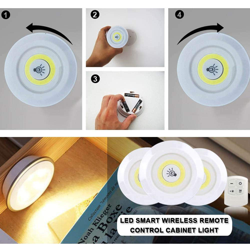 Luz LED COB con Control Remoto