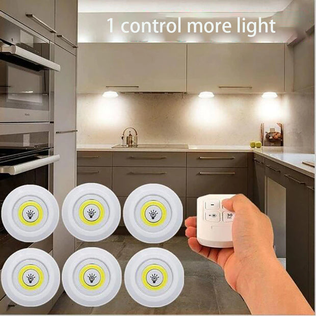 Luz LED COB con Control Remoto