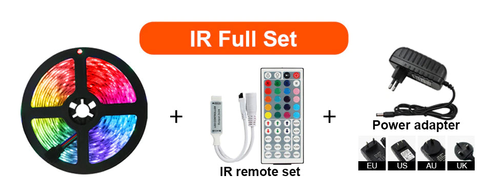 Tiras de luces LED RGB 5050 y 2835. Bluetooth, Wifi o Infrarrojo