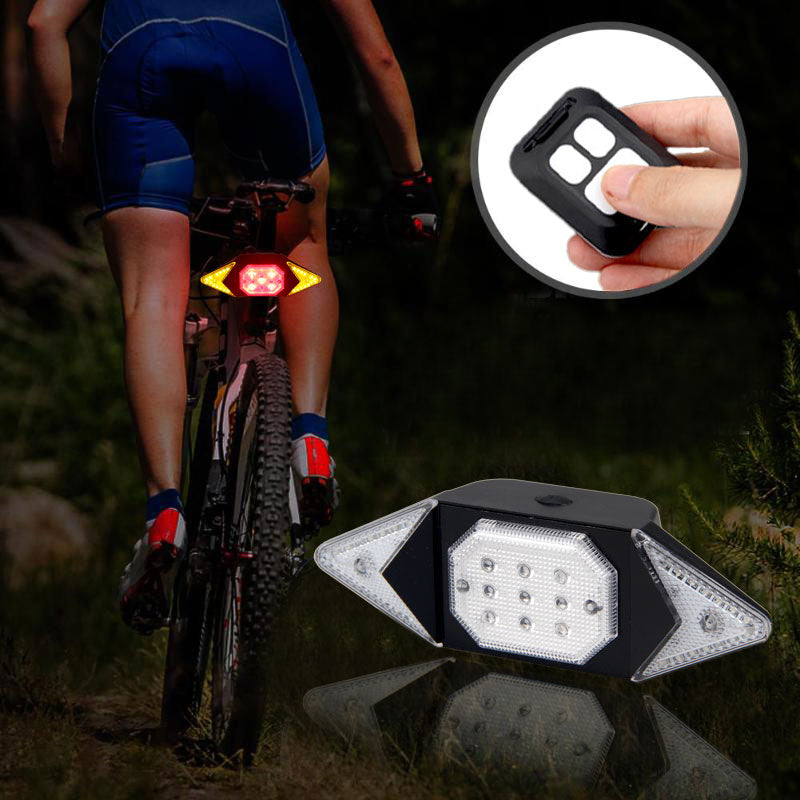 Dispositivo de advertencia de Luz LED con Control Remoto para bicicleta