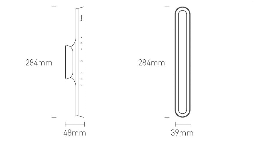 Lámpara LED magnética de escritorio Baseus Pro carga USB